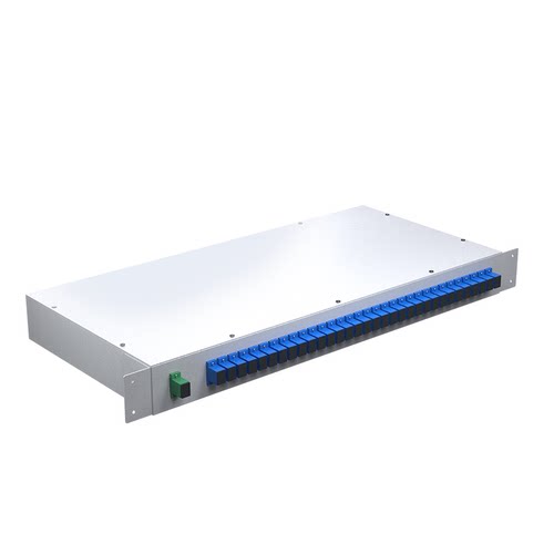 格兰维 机架式分光器1分2/4/8/16/32/64光纤分光器SC/FC固定架式光分路器机柜式一分三十二1分16机架分光器