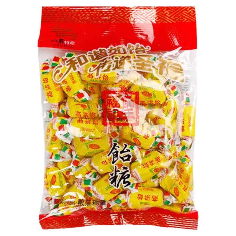 圣福记正品高粱饴山东特产拉丝软糖散装喜糖老式怡糖零食水果糖果