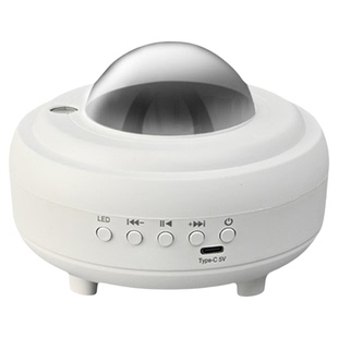 北极光蓝牙音响星空灯梦幻浪漫氛围感卧室投影小夜灯送女朋友礼物