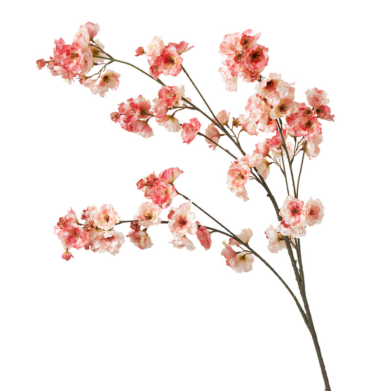 重瓣松月樱花仿真花落地装饰