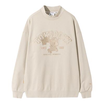 tokidoki美式复古半高领圆领卫衣