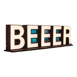 木纹不锈钢立式发光字招牌定制门头户外防水发光门牌灯箱广告牌