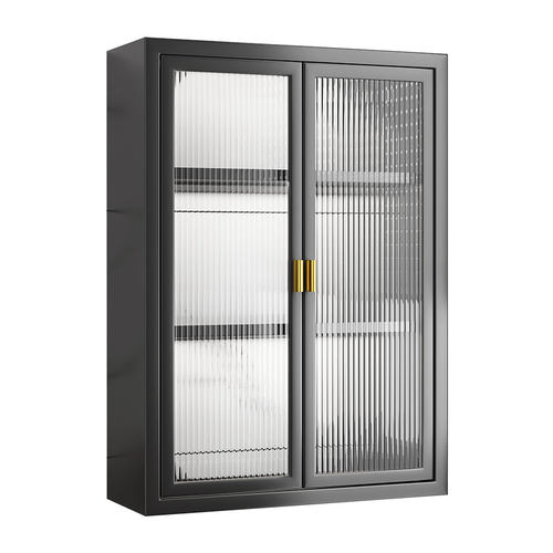 厨房置物柜壁挂式多层小壁柜调料品收纳柜调料瓶储物柜调料置物架