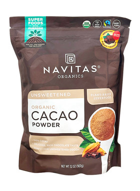 现货Navitas生可可粉907g大包装