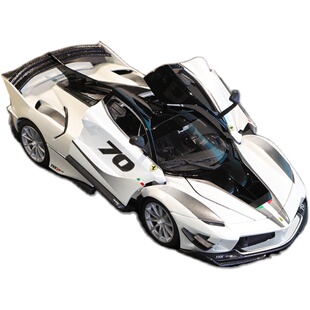 比美高法拉利Fxxk车模型仿真合金原厂跑车男生礼物玩具模型摆件