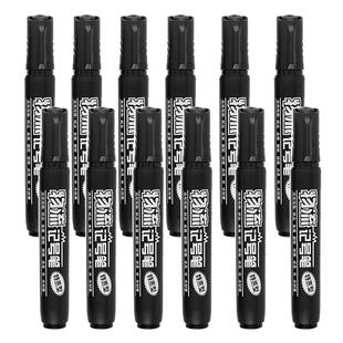 宝克MP291物流记号笔 快递用笔 单头大头笔 CD光盘 12支装箱头笔油性涂鸦笔勾线