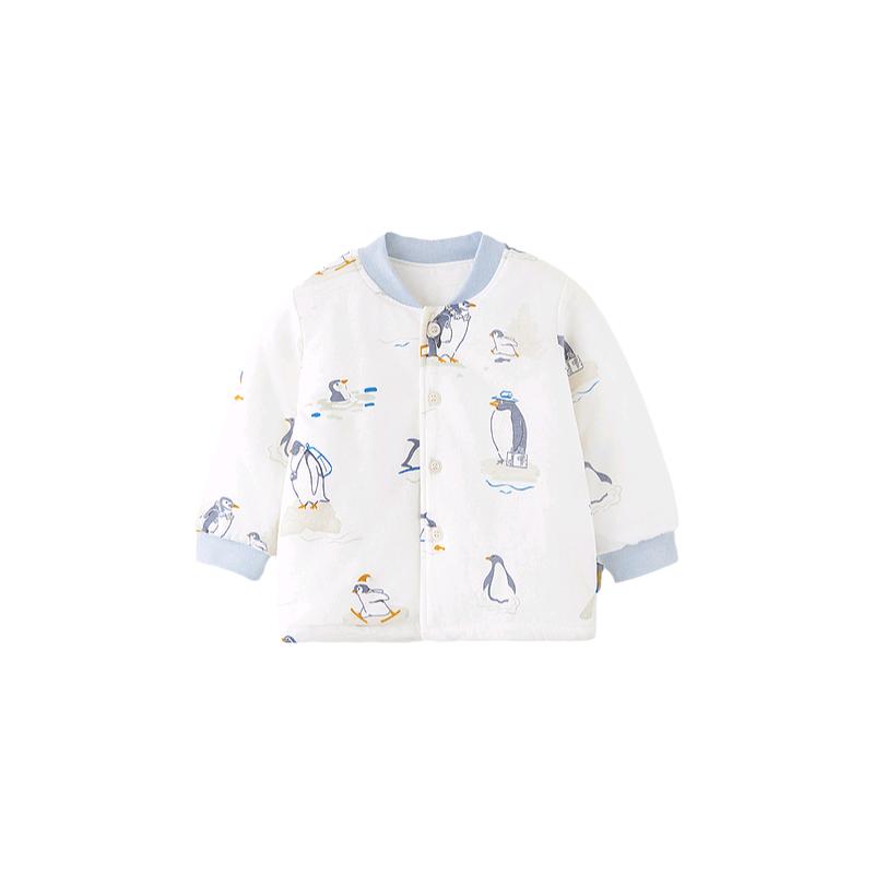 童泰宝宝上衣秋冬季纯棉夹棉婴儿衣服儿童家居服内衣男童女童外套