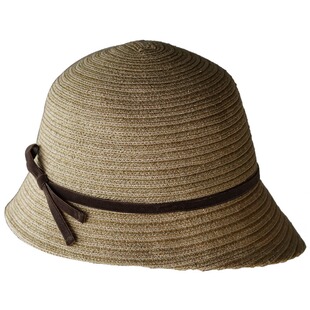 MING 隐秘的生活 l 马尼拉麻双色间错高级文艺复古钟形帽折叠草帽
