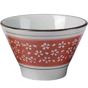 日式斗笠碗家用陶瓷2025新款高脚面碗吃饭的碗个人5英寸微波炉碗