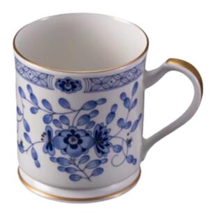 日本NARUMI/鸣海Milano米兰之花马克杯/马克杯盖 骨瓷釉中彩