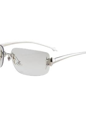 GM墨镜无框钛架太阳镜jennie同款