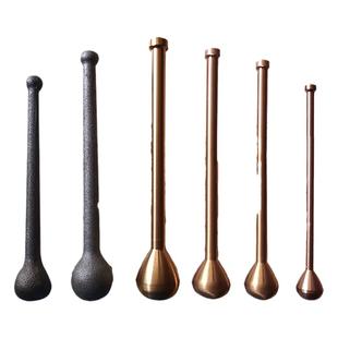 各种型号铸铁纯铜捣药蒜锤槌杵研磨棒杵罐药缸盅捣碎器