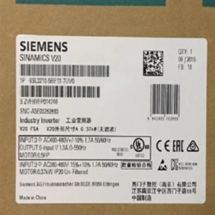 议价议6SL32105BE137UV0西门子 带操作面板变频器6SL3210-5BE13-7