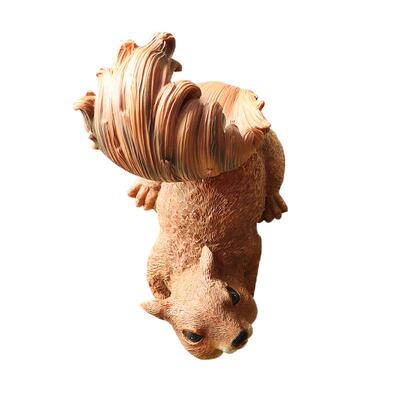 欧式田园立体松鼠壁饰壁挂墙饰客厅家装店墙面装饰品创意收纳包邮