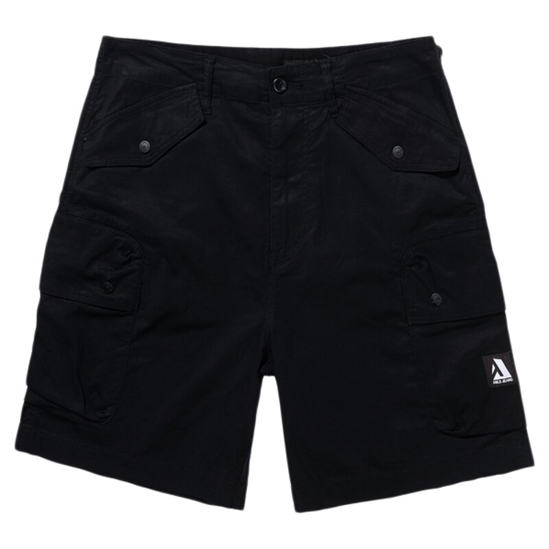 复古百慕大短裤ABLEJEANS宽松