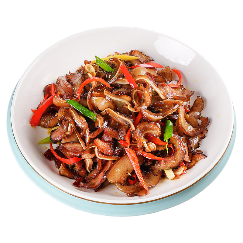腊耳尖烟熏腊味饭店半成品小炒