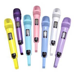 明星麦克风一拖二U段降噪家用唱K歌户外舞台演讲skm9000无线话筒