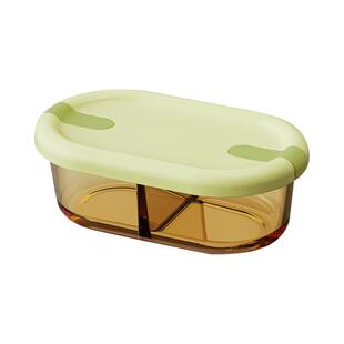 卡罗特玻璃饭盒微波炉加热上班带饭餐盒学生水果便当盒密封保鲜盒