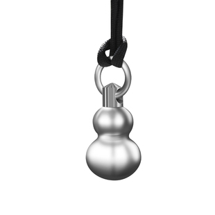 不锈钢实心流星锤 袖珍葫芦 EDC女子防身 车载武器自救破窗器小锤