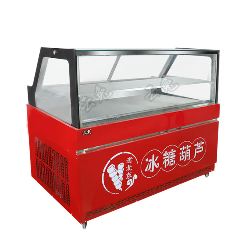 冰淇淋厚切炒酸柜门店展示柜