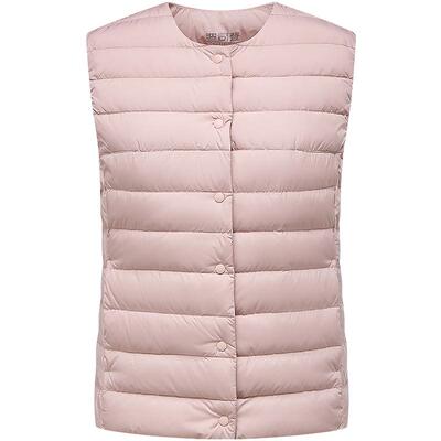 波司登新款排骨羽绒内搭马甲圆领