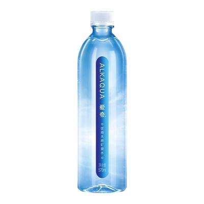 统一ALKAQUA爱夸天然矿泉水570ml*15瓶饮用水两倍偏硅酸办公整箱