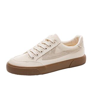 回力女鞋小白鞋女2025新款学生休闲百搭板鞋厚底秋季帆布鞋子女款