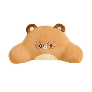 lenle伶俐萌鼠靠枕毛绒腰靠椅子护腰玩偶抱枕靠背礼物女床头背垫