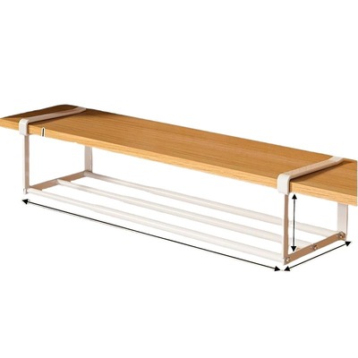 可伸缩鞋架鞋柜分层隔板鞋子收纳神器置物架省空间柜子下挂篮柜内