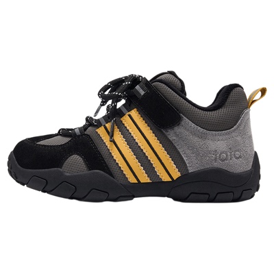 TATA童鞋儿童加绒运动鞋黑色轻便