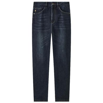 九牧王男装2025秋冬新款科技保暖商务休闲男款牛仔裤