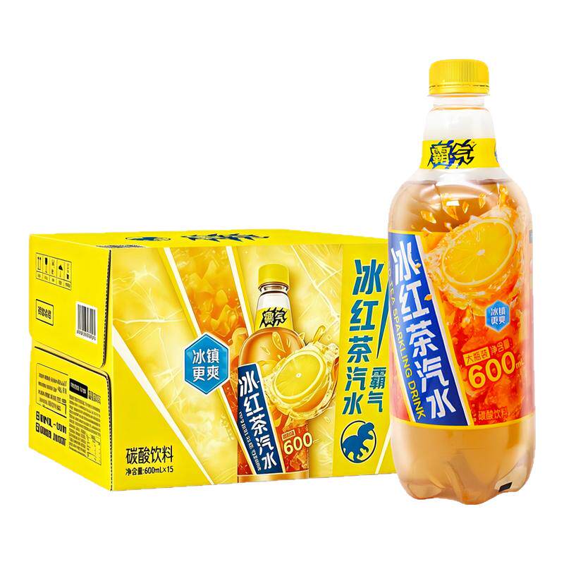 元气森林冰红茶汽水600ml*15瓶