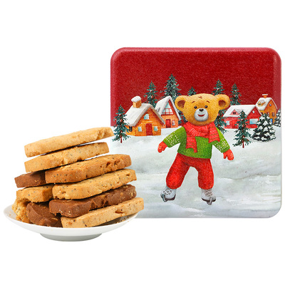 香港珍妮曲奇聪明小熊饼干八味