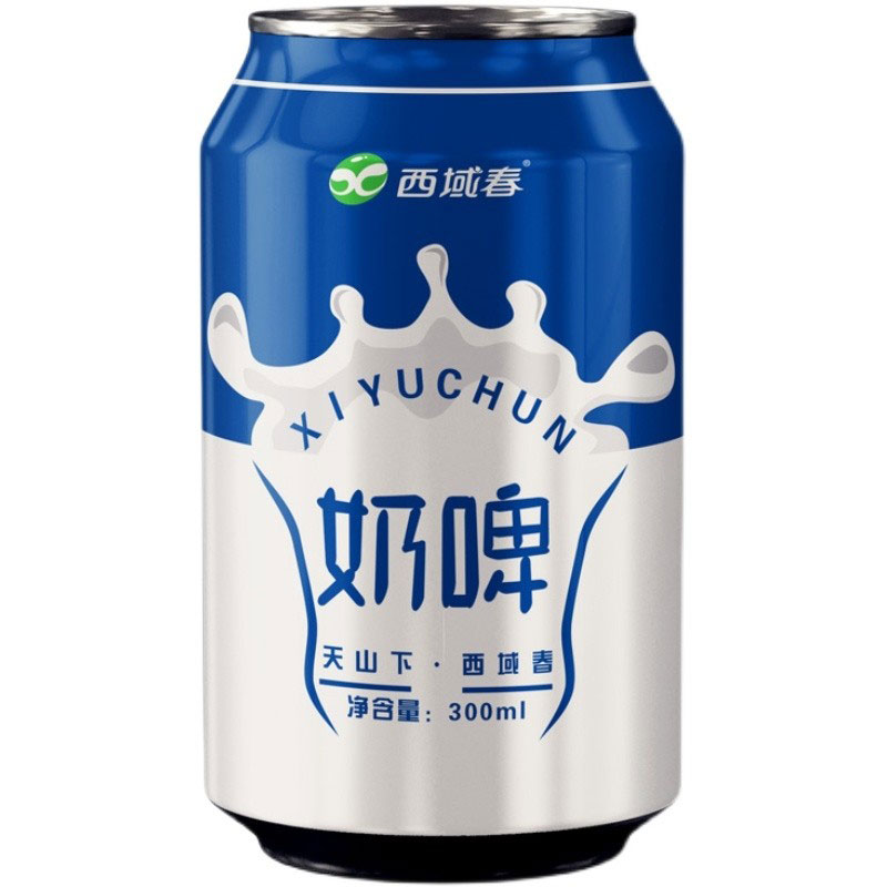 新疆特产西域春奶啤300ml*12罐装饮料整箱网红乳酸菌饮品非啤酒