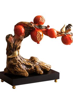 丼美树脂新中式桌面摆件