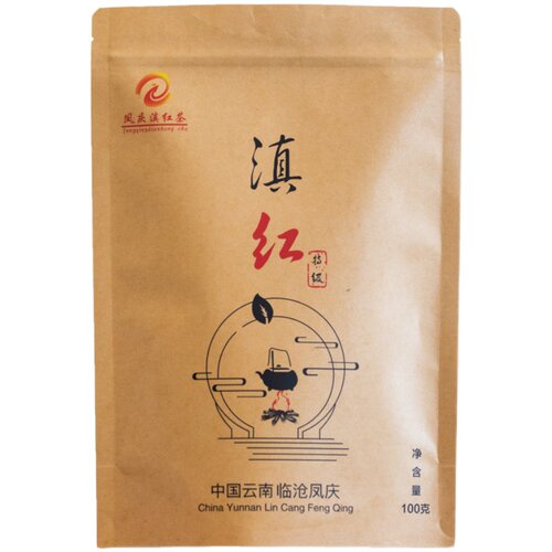 凤庆滇红茶300g袋装蜜香云南大叶种精制工夫红茶一级顺丰包邮推荐