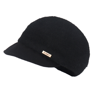 高级感帽子女秋冬季针织保暖鸭舌防寒帽加厚贝雷帽洋气妈妈帽百搭