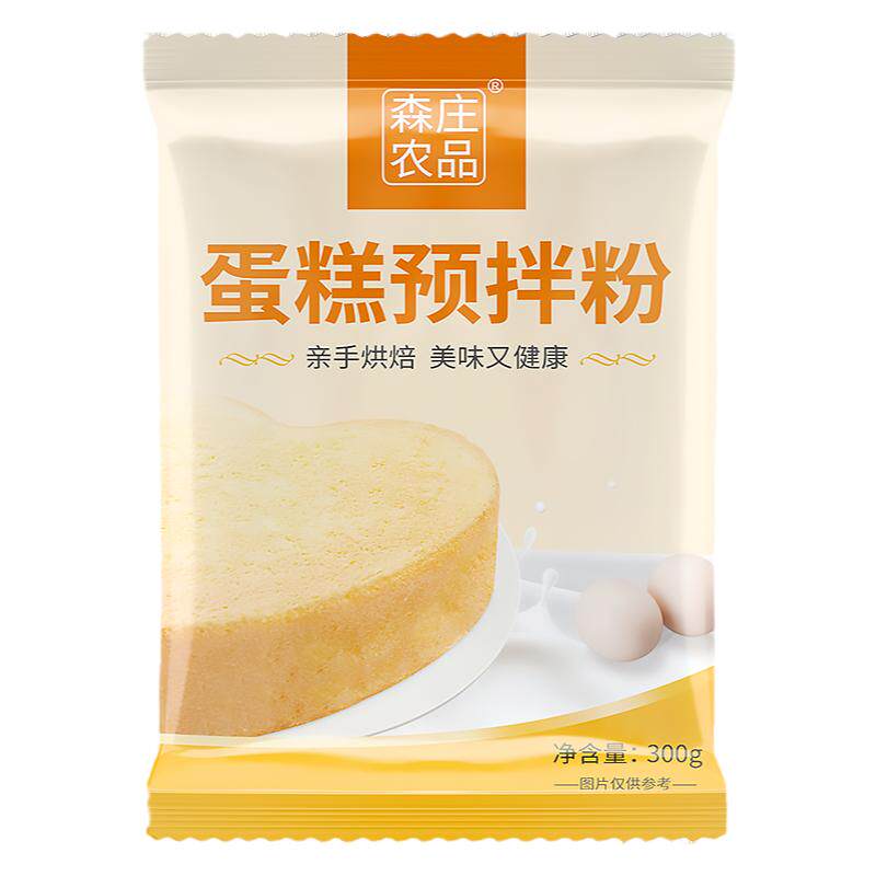 森庄农品蛋糕预拌粉300g家用电饭煲空气炸锅家庭免烤箱烘焙