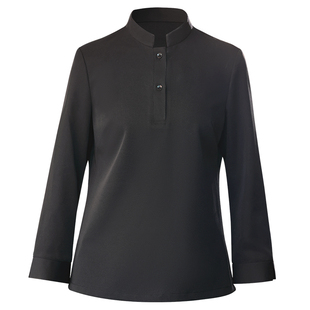 衣研堂简约高档中式服务员工作服长袖简约酒店饭店餐厅餐饮工装女