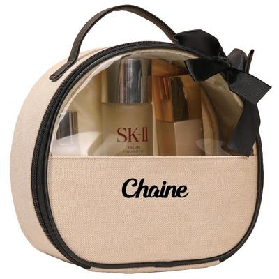 小香风高级感手提大容量化妆包