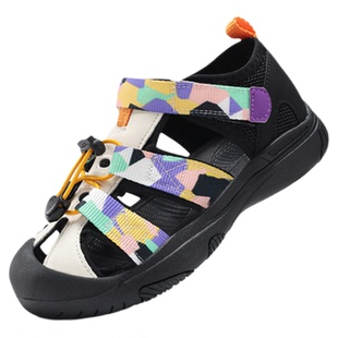 儿童溯溪鞋男童2025夏季新款男大童凉鞋脚宽脚胖脚背高防滑沙滩鞋