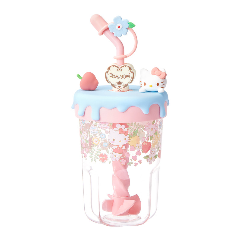 MINISO名创优品三丽鸥凯蒂猫吸管搅拌杯女生高颜值可爱美乐蒂水杯