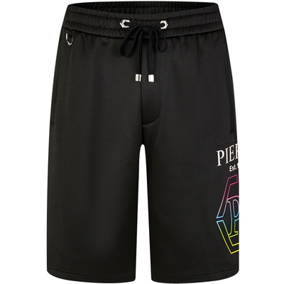 PP意大利轻奢男装2025夏季抽绳休闲短裤字母印花商务百搭休闲裤潮