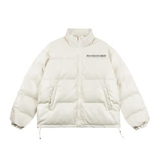 NECOYEP冬季PU皮面包服立领棉服男加厚女情侣棉衣百搭外套棉袄潮