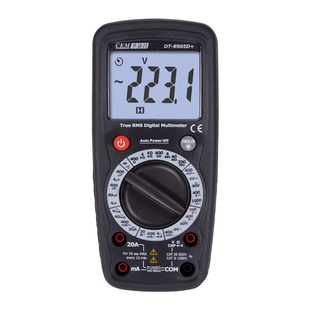 CEM华盛昌电工维修检测电压电流真有效值数字万用表DT-8905D+