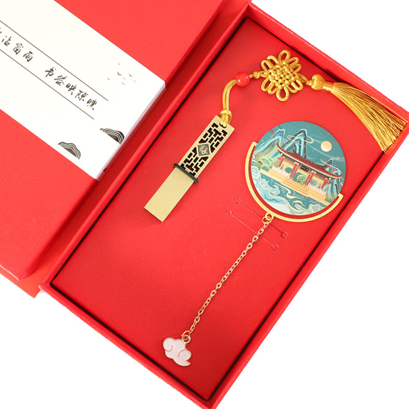 杭州西湖景点书签定制刻字纪念品