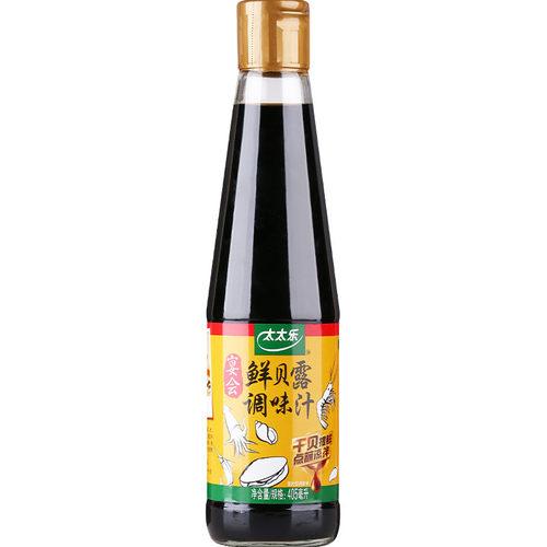 太太乐鲜贝露405ml干贝海鲜凉拌生抽海鲜调料炒菜点蘸凉拌调味汁