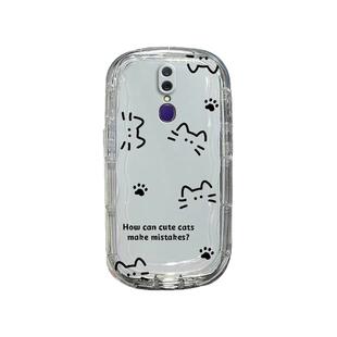 适用oppoa9手机壳新款opρo A9X保护套oρpoa9透明可爱猫咪opp0pp0软硅胶opa全包简约oppa防摔opooa男女卡通