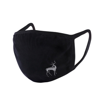 冬季男女棉布刺绣保暖防风口罩户外骑行韩版时尚可清洗防粉尘防寒