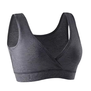 哺乳内衣交叉式产后喂奶专用孕妇文胸背心式睡觉夜间舒适睡眠内衣